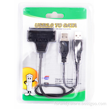USB 2.0 to SATA Adapter Cable+Anti-Shock Protector Case